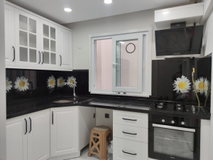 Resimli mutfak tezgah aras� modelleri